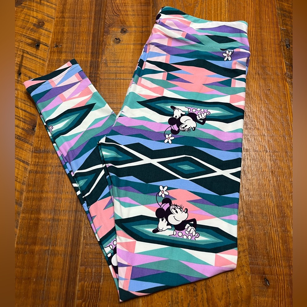 NWOT LuLaRoe Minnie Mouse Leggings Size Tall & Curvy